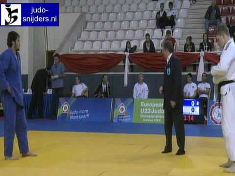 Judo 2009 Antalya: Zafar Makhmadov (RUS) - Dino Pfeiffer (GER) [-100kg].