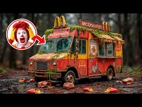 FULLY Restoration of Abandoned McDonald's Truck | Restoring McDonald's Van FORGOTTEN For 50 Years