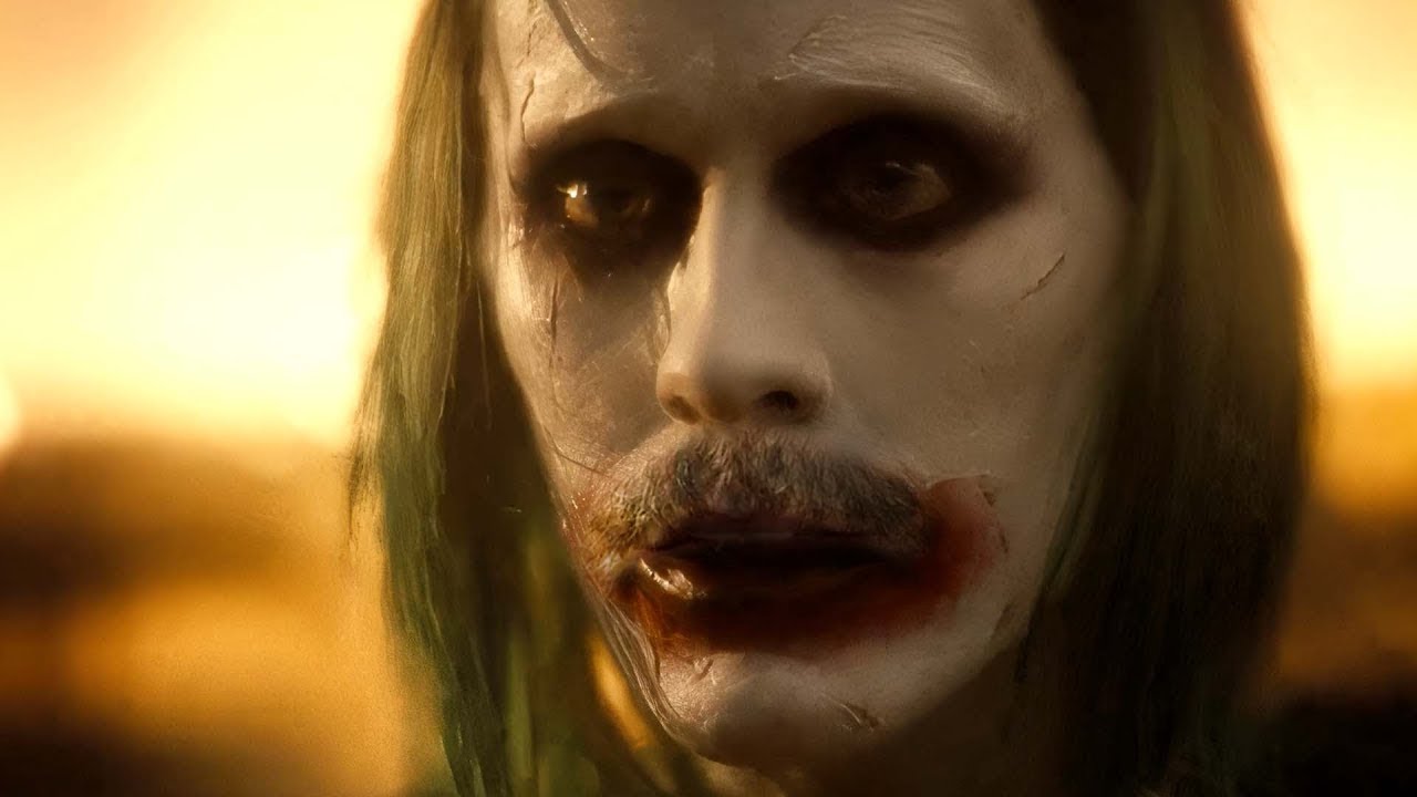 Jared Leto s Joker Mustache Exposed In Leaked Snyder Cut Video