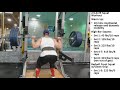 315 LBS SQUAT AND 225 LBS HIGH VOLUME SQUAT WORKOUT | 2/14/20