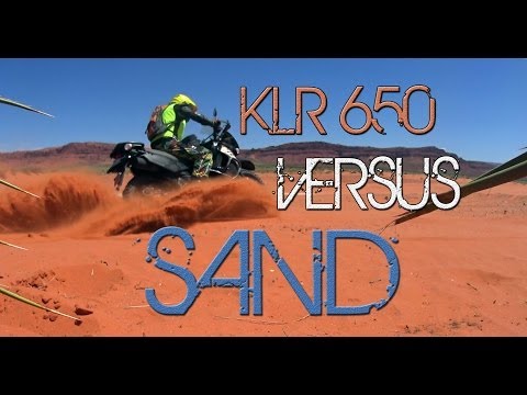 o#o How to Ride an Adventure Motorcycle (KLR 650) in Sand