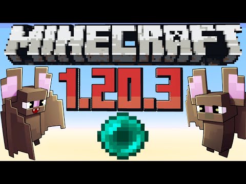 ¡NUEVOS Murciélagos y Escudos en Minecraft 1.20.3! 😱