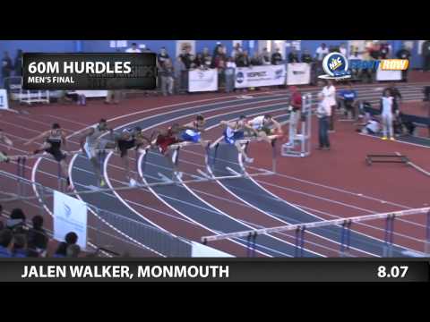NEC ITF Championships - Men's 60 Meter Hurdles Champion Jalen Walker, Monmouth