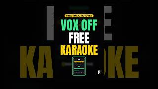 Download lagu Free vocal remover — one command karaoke mp3