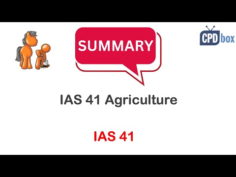 IAS 41 Agriculture summary - applies in 2026