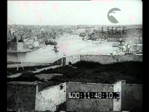 Views of the island. The unveiling of a bust of the Maltese patriot F.Mizzi in the Pincio gardens