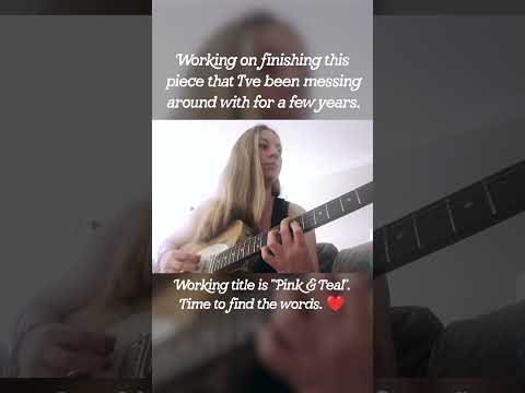 Joanne Shaw Taylor working on a new song - "Pink and Teal" #shorts