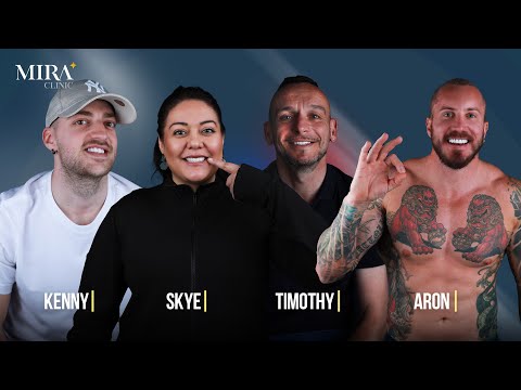 Happy clients with their Hollywood Smile in turkey highly recommends Mira Clinic