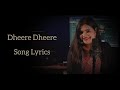Dheere Dheere Song Lyrics. | Swati Mishra 