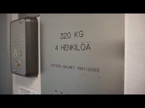 1987 VALMET Traction Elevator (mod. by Schindler 2003) @ Pöytäalhontie 97B, Järvenpää, Finland