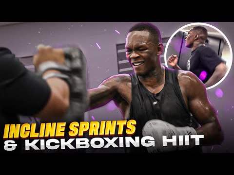 How Israel Adesanya Gets An INTENSE Workout While Travelling