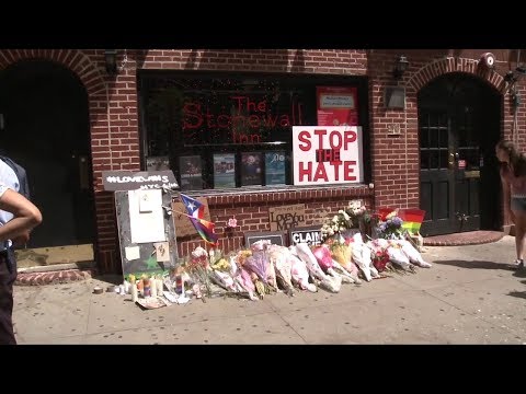 NYC Stonewall Inn  Sign Smashed