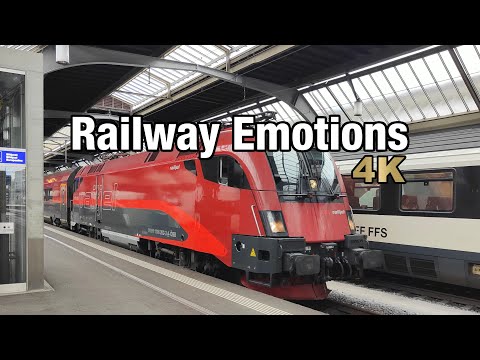 🚆 4K Führerstandsmitfahrt im ÖBB Railjet nach Österreich (Schweiz | RJX Zürich - Buchs (Wien))