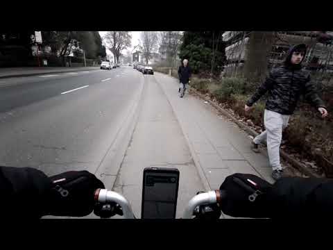 The last 2km on my Brompton in Leverkusen