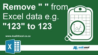 How to remove quotation marks in Excel (with a formula)