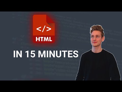 HTML lernen in 15 Minuten 