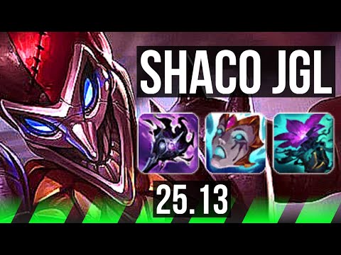 SHACO vs NIDALEE (JGL) | 50k DMG, 5k comeback | NA Master | 25.13