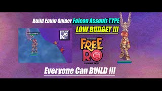 Tutorial & guide build Pre Renewal Equip Sniper Falcon Assault Type LOW Budget - Free RO