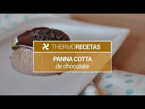 Panna cotta de chocolate