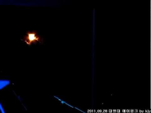 11/09/28 A Pink - Going to the stage @College Event