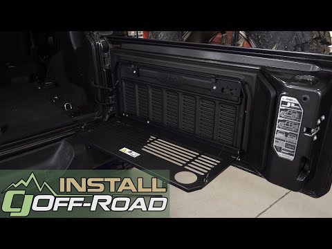 2018-2020 Jeep Wrangler JL: Mopar Multi-Purpose Tailgate Table Install