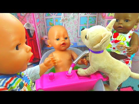 Куклы БЕБИ БОН. Макс попал в дом Кати. Baby Born doll