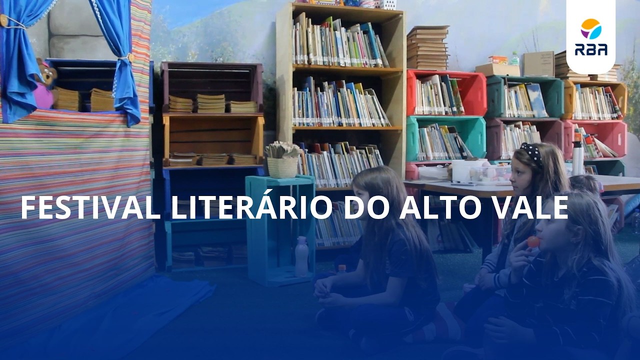 Festival Literário do Alto Vale acontece de 26 a 31/10, em Rio do Sul