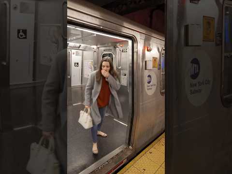 NYC’s subway is THE BEST in the world 😂😂 #newyorkcity