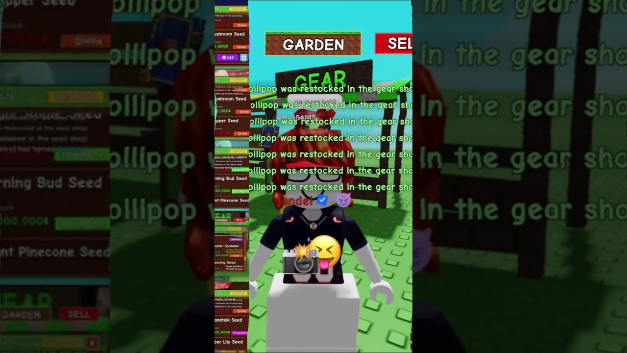 pesona hasil jandel yapping 🤭 || #growagarden #jandel #roblox #fyp #xyzbca 