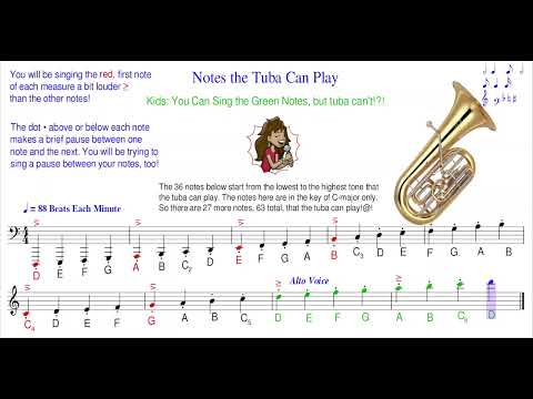 Notes You Can Play on the Tuba