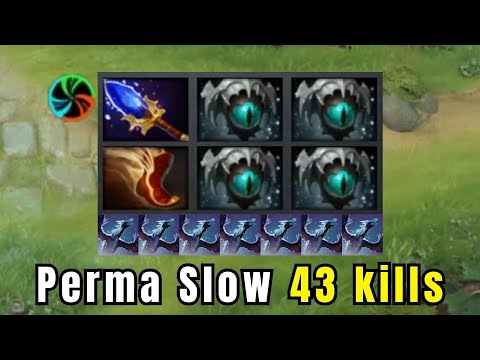 x4 Eye Of Skadi Winter Wyvern 150% Slow 43 Kills By Goodwin | Dota 2