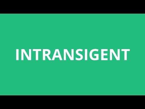 How To Pronounce Intransigent - Pronunciation Academy