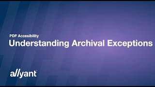 PDF Accessibility Q&A Series | When to Archive PDFs
