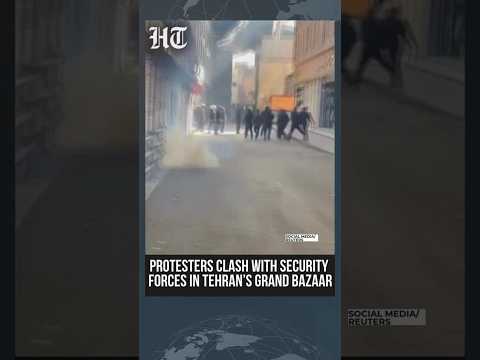 Iran Protest: Clashes Erupt Between Protesters And Security Forces At Tehran’s Grand Bazaar