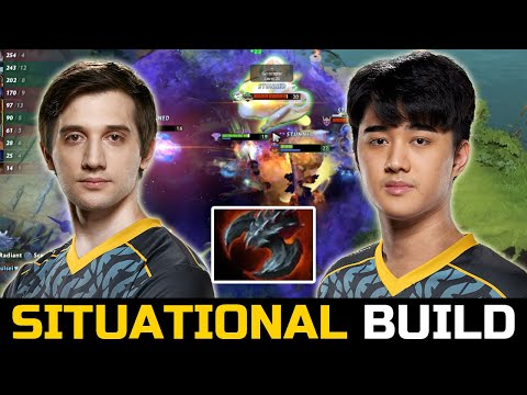 ABED VS ARTEEZY - SITUATIONAL BUILD MID PANGOLIER DOTA 2