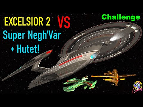 Herausforderung Excelsior 2 VS Super Negh'var + Cardassian Hutet – Beide Wege – Star Trek Raumsch...