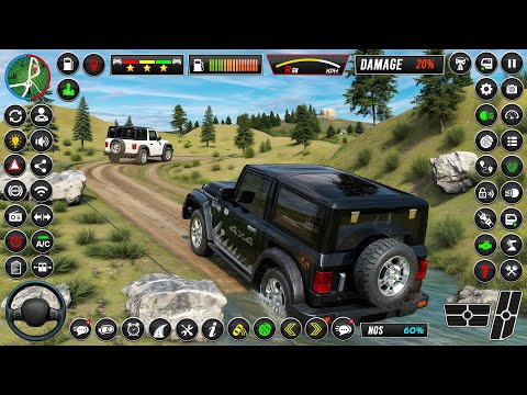 Offroad Jeep driving game 3d || Android Gameplay || jeep game 2024 || Offroad jeep