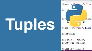 Download the video "Tuples | Python Tutorial"