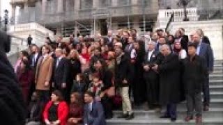 USA - New look US House gets to work in Washington / Trump: 'Can't impeach somebody doing a great jo