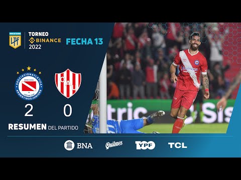 #TorneoBinance | Fecha 13 | resumen de Argentinos - Unión