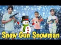 Snow Gun Snowman ⛄️ | comedy video | funny video | Prabhu sarala lifestyle