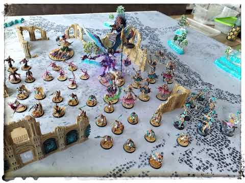 Age of Sigmar - Disciples of Tzeentch versus Slaves to Darkness - Clash of the Chaos Gods