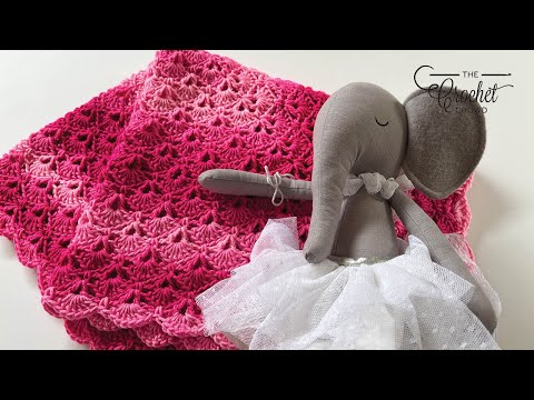 Left Hand Crochet for Beginners Baby Blanket Pattern The Crochet Crowd