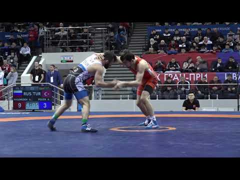 Qual. FS - 57 kg: A. MAGOMEDOV (RUS) v. A. PEKER (TUR)