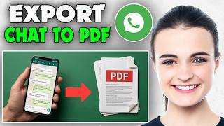 How to export WhatsApp chat to PDF on computer (Full Guide)