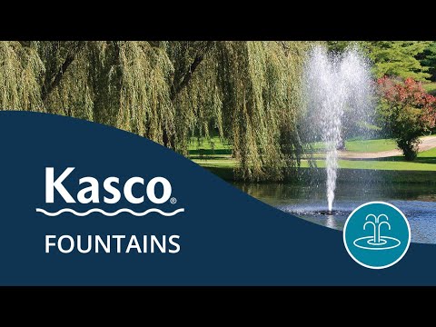 Kasco J-Series Floating Fountains - Night Display