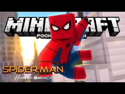 Как Стать Человеком Пауком В Minecraft PE 1.12 Без Модов/Аддонов.