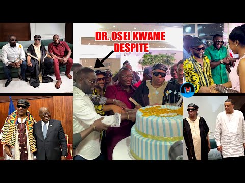 Music legend  Stevie Wonder Meets Dr. Osei Kwame Despite for his birthday Dinner Party #utv