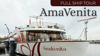 AmaVenita | Full Ship Walkthrough Tour & Review 4K | AMA Waterways River Cruise