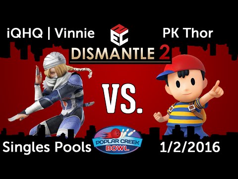 Dismantle 2 (Singles Pools): iQHQ l Vinnie (Sheik) vs. PK Thor (Ness)